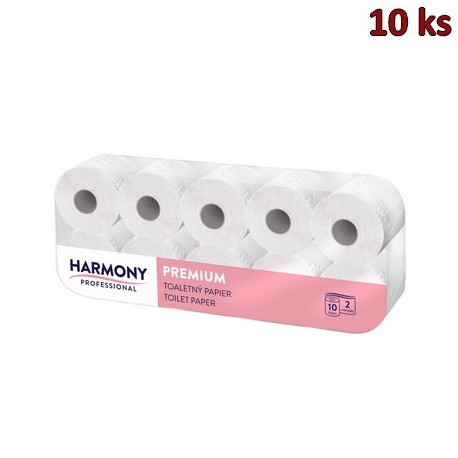 Toaletní papír tissue 2-vrstvý Harmony Professional 200 útržků [10 ks]
