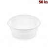 Pol&eacute;vkov&aacute; miska b&iacute;l&aacute; PP 350 ml, &Oslash; 127 mm [50 ks]