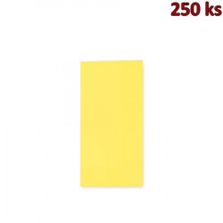 Papírové ubrousky 3-vrstvé, 33 x 33 cm žluté 1/8 skládání [250 ks]