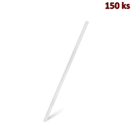 Slámky JUMBO bílé (PLA) -BIO- 25 cm, Ø 8 mm [150 ks]