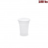 Plastov&yacute; kel&iacute;mek b&iacute;l&yacute; 0,1 l PP &Oslash; 57 mm [100 ks]