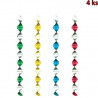 Spir&aacute;ly leskl&eacute; 60 cm (&Oslash; 7,5 cm) [4 ks]