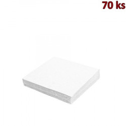 Papírové ubrousky bílé 1-vrstvé, 33 x 33 cm [70 ks]