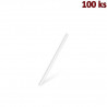 Pap&iacute;rov&eacute; sl&aacute;mky JUMBO b&iacute;l&eacute; 15 cm, &Oslash; 8 mm [100 ks]
