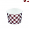 Pap&iacute;rov&aacute; miska kulat&aacute; KARO 500 ml (&Oslash; 115 mm) [50 ks]