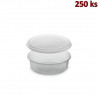 Plastov&aacute; miska kulat&aacute; s v&iacute;čkem 125 ml (PP) [250 ks]