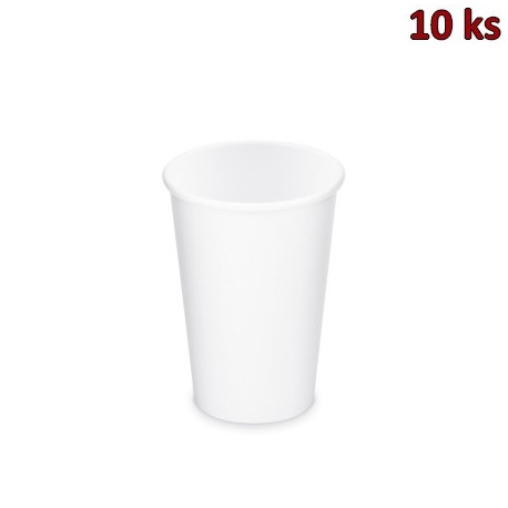 Papírový kelímek bílý 330 ml, L (Ø 80 mm) [10 ks]