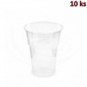 BIO Kel&iacute;mek průhledn&yacute; 0,5 l PLA &Oslash; 102 mm [10 ks]