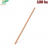 Sl&aacute;mka pap&iacute;rov&aacute; JUMBO natural 28 cm, &Oslash; 8 mm [100 ks]