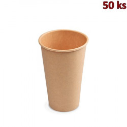 Papírový kelímek hnědý 510 ml XL (Ø 90 mm) [50 ks]