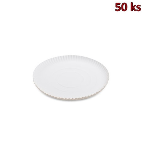 Papírový talíř hluboký Ø 24 cm [50 ks]
