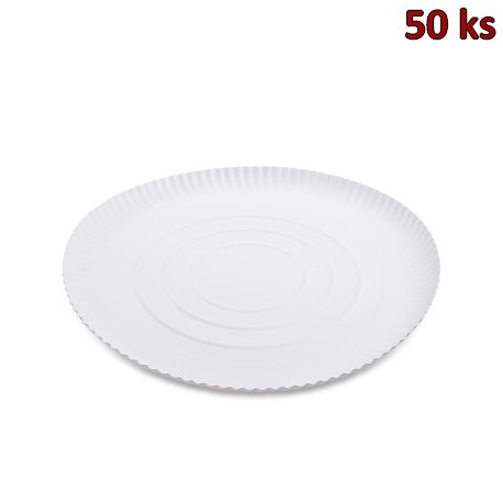 Papírový talíř hluboký Ø 34 cm [50 ks]