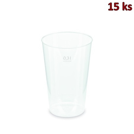 Kelímek vratný (PP) extra pevný 0,3 l [15 ks]