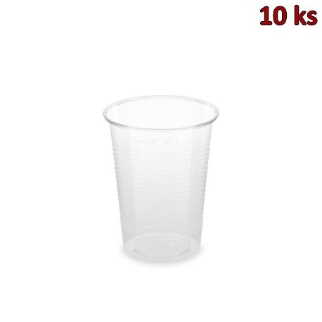 Kelímek průhledný 0,2 l (PLA) -BIO- (Ø 70 mm) [10 ks]