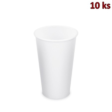 Papírový kelímek bílý 510 ml, XL (Ø 90 mm) [10 ks]