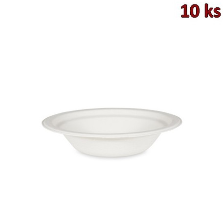 Miska kulatá BIO cukrová třtina 400 ml, Ø 18 x 4 cm [10 ks]