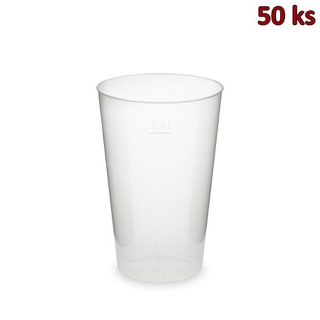 Kelímek vratný 0,4 l (PP) [50 ks]