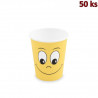 Pap&iacute;rov&yacute; kel&iacute;mek, Smiling face, 280 ml, M &Oslash; 80 mm [50 ks]
