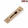K&aacute;vov&aacute; lžička dřevěn&aacute; 11cm jednotlivě balen&aacute; [100 ks]