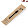 Vidlička dřevěn&aacute; 16cm jednotlivě balen&aacute; [100 ks]