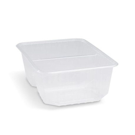Vanička hranatá, průhledná 2-dílná 186 x 133 mm 1000 ml (PP) [50 ks]