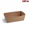 Pap&iacute;rov&aacute; miska nepromastiteln&aacute; kraft 1000ml 165 x 90 x 60 mm (FSC Mix) [100 ks]