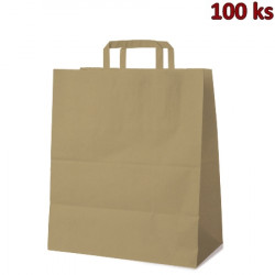 Papírová taška hnědá 45+17 x 48 cm [200 ks]
