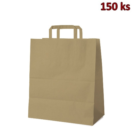 Papírová taška hnědá 40+16 x 45 cm [150 ks]