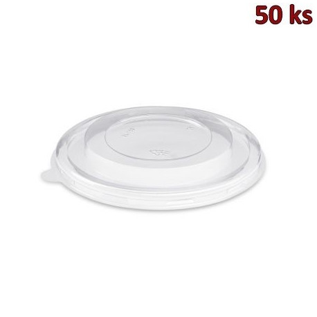 Víčko průhledné pro papírovou misku Ø 185 mm (rPET) [50 ks]