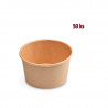 Pap&iacute;rov&eacute; misky kulat&eacute; hněd&eacute; 350 ml (&Oslash; 115 mm) [50 ks]