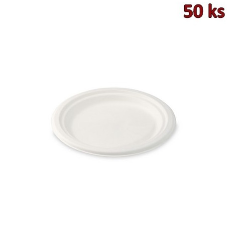 BIO talíř kulatý cukrová třtina Ø 17,5 cm [50 ks]