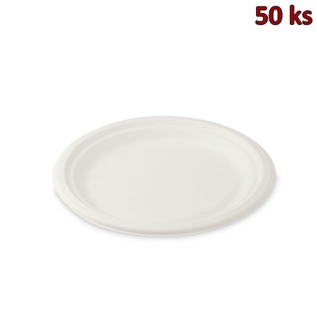 BIO talíř kulatý cukrová třtina Ø 22 cm [50 ks]