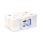 Papírové ručníky v roli tissue 3-vrstvé 20 cm x 100 m, bílé [6 ks]