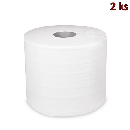 Průmyslové utěrky tissue 2-vr.24cm x 304m s ražbou [2 ks]