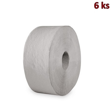 Toaletní papír JUMBO, Ø 24 cm, 210 m, natural [6 ks]