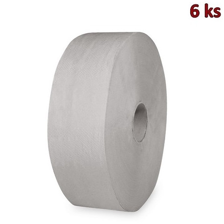 Toaletní papír JUMBO, Ø 28 cm, 300 m, natural [6 ks]
