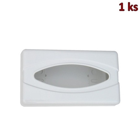 Plastový box kosmetických kapesníčků + rukavic, bílý [1 ks]