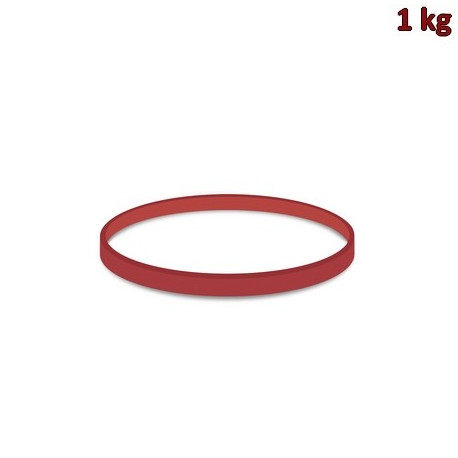Gumičky červené silné (4 mm, Ø 8 cm) [1 kg]