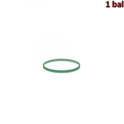 Gumičky zelené slabé (1 mm, Ø 4 cm) 50 g [1 bal.]