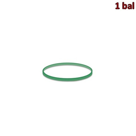 Gumičky zelené slabé (1 mm, Ø 5 cm) 50 g [1 bal.]