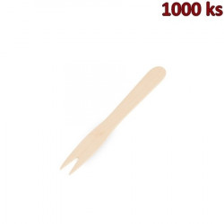 Dřevěná vidlička na hranolky 8,5 cm [1000 ks]