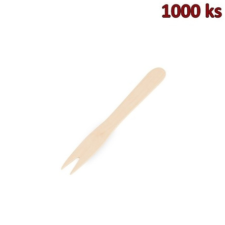 Dřevěná vidlička na hranolky 8,5 cm [1000 ks]