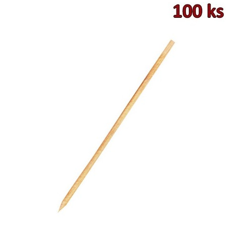 Dřevěné špejle hrocené 30 cm, Ø 3 mm [100 ks]