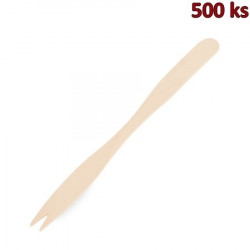 Dřevěná vidlička dlouhá 14 cm [500 ks]
