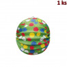 Lampión kulatý PARTY zelený Ø 24 cm [1 ks]