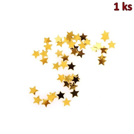 Konfety lesklé HVĚZDY zlaté 15 g [1 bal.]