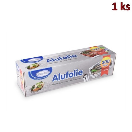 Alu fólie v boxu 30 cm x 300 m, 10,5 µm [1 ks]
