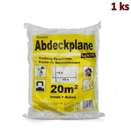 Zakrývací fólie HDPE 4 x 5 m, 7 µm
