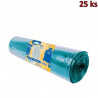 Pytel na odpadky (LDPE) ECONOMY modr&yacute; 70 x 110 cm 120L [25 ks]