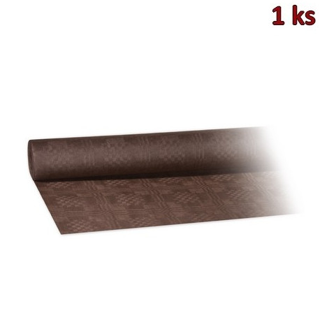 Papírový ubrus rolovaný 8 x 1,20 m hnědý [1 ks]